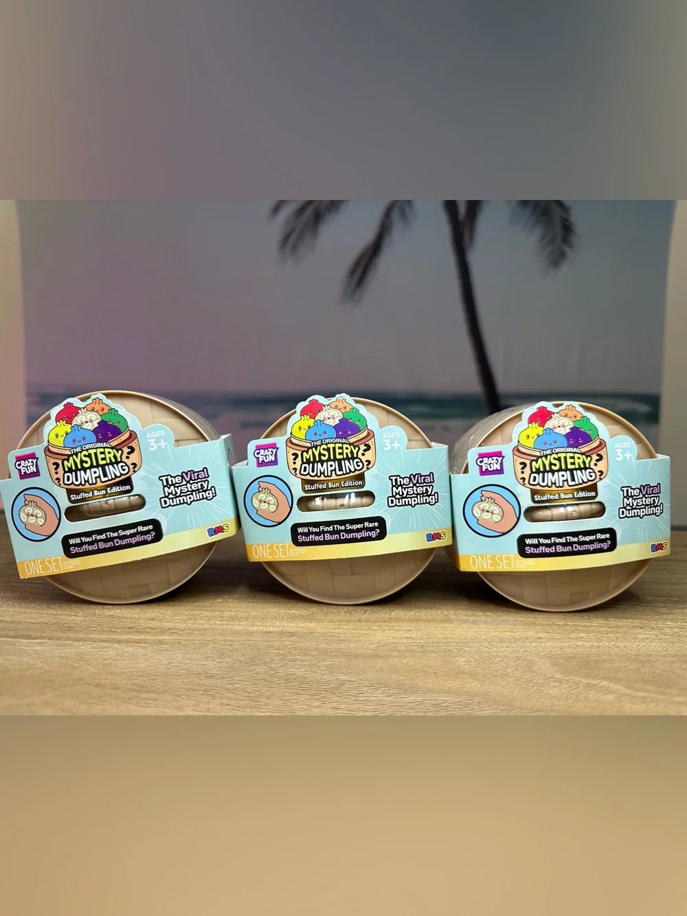 Bundle of 3 RMS Stuffed Bun Dumplings